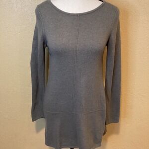 Benedetta B Olive Green/Gray Tunic Sweater Women's‎ Small, Merino Wool/Cashmere